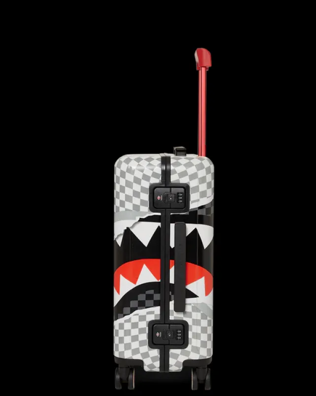 CARRY-ON LUGGAGE>SPRAYGROUND UNSTOPPABLE ENDEAVORS SHARKNAUTICS HARDSHELL CARRY-ON LUGGAGE