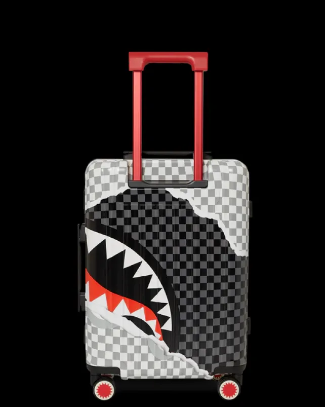 CARRY-ON LUGGAGE>SPRAYGROUND UNSTOPPABLE ENDEAVORS SHARKNAUTICS HARDSHELL CARRY-ON LUGGAGE