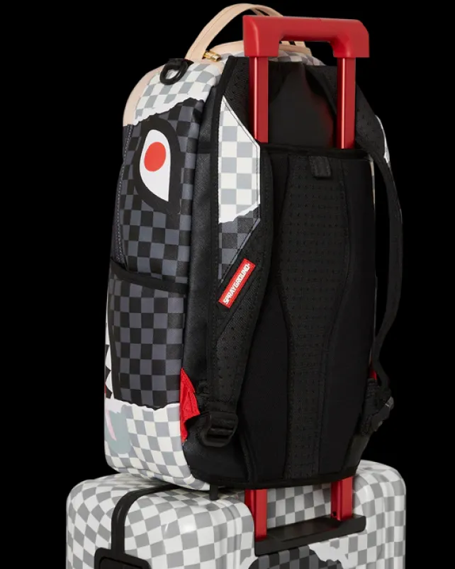 CARRY-ON LUGGAGE>SPRAYGROUND UNSTOPPABLE ENDEAVORS SHARKNAUTICS HARDSHELL CARRY-ON LUGGAGE