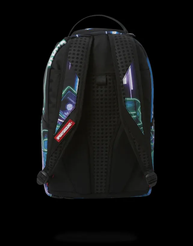 BACKPACKS>SPRAYGROUND u6697u53f7u901au8ca8u30b9u30bfu30c3u30af (CRYPTO STACKS) BACKPACK