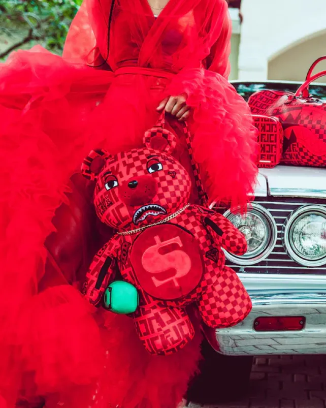TEDDY BEAR BACKPACKS|BACKPACKS>SPRAYGROUND VENI VIDI VICI MONEYBEAR TEDDYBEAR BACKPACK