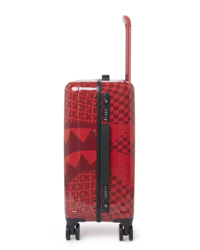 CARRY-ON LUGGAGE>SPRAYGROUND VENI VIDI VICI SHARKNAUTICS HARDSHELL CARRY-ON LUGGAGE