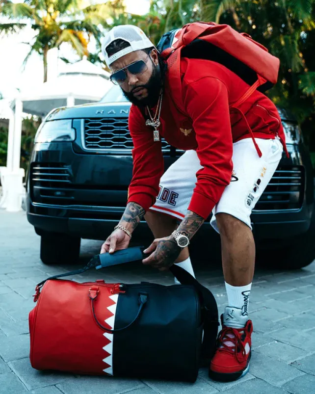 HILLS|BACKPACKS>SPRAYGROUND VERTICAL SHARK CUT u0026 SEW HILLS BACKPACK