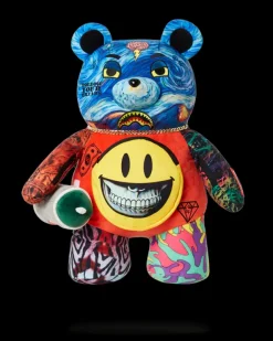 TEDDY BEAR BACKPACKS|BACKPACKS>SPRAYGROUND VILLAIN MONEY BEAR TEDDYBEAR RON ENGLISH EDITION BACKPACK