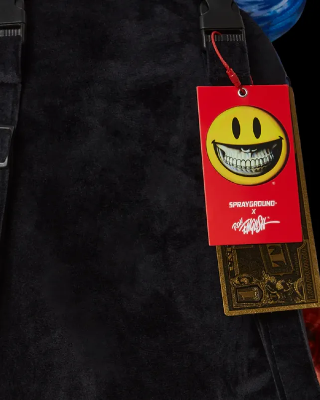 TEDDY BEAR BACKPACKS|BACKPACKS>SPRAYGROUND VILLAIN MONEY BEAR TEDDYBEAR RON ENGLISH EDITION BACKPACK