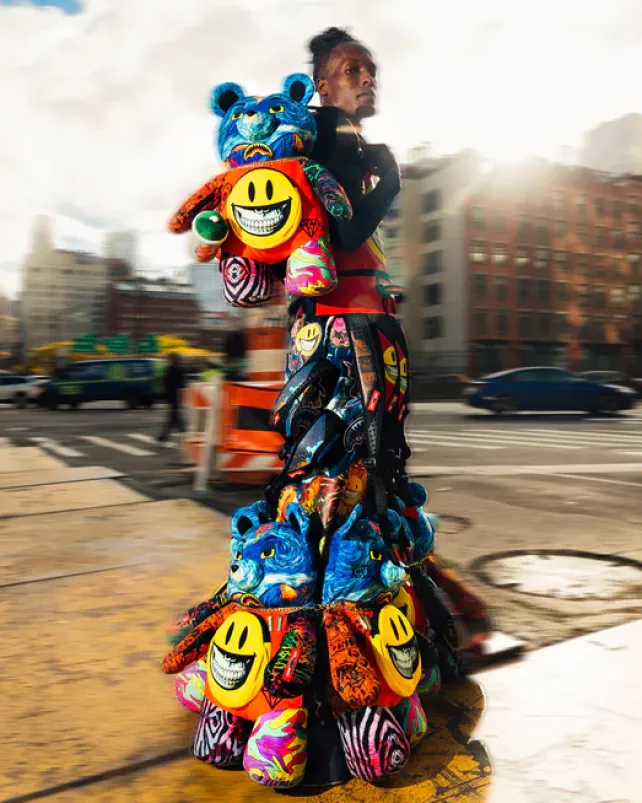 TEDDY BEAR BACKPACKS|BACKPACKS>SPRAYGROUND VILLAIN MONEY BEAR TEDDYBEAR RON ENGLISH EDITION BACKPACK