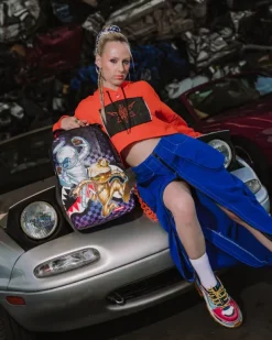 BACKPACKS>SPRAYGROUND WE OUT HERE BACKPACK (DLXV)