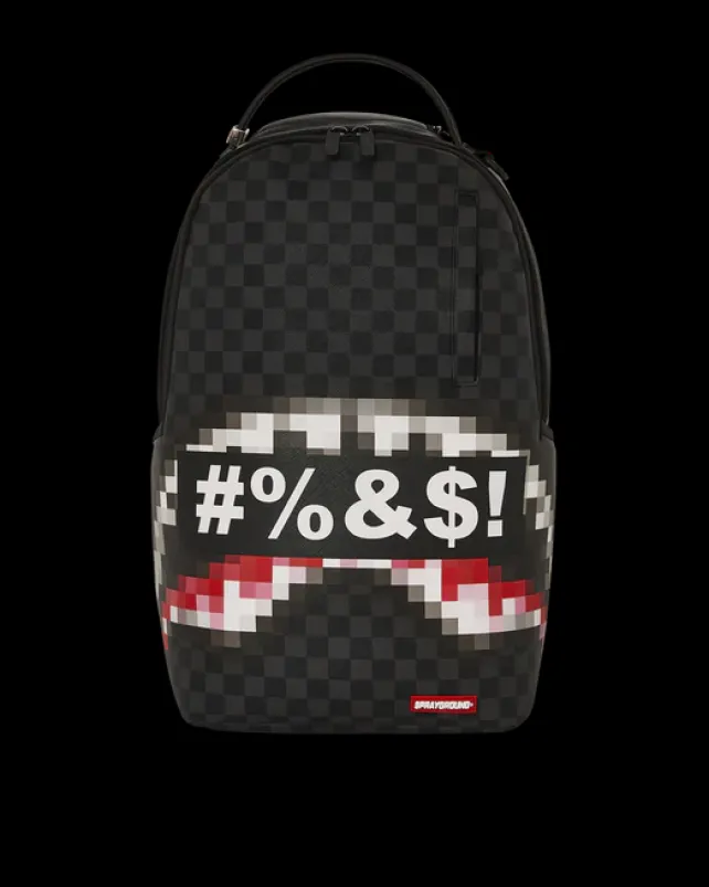 BACKPACKS>SPRAYGROUND 'WHAT THE BEEP' SHARK BACKPACK