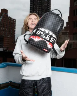BACKPACKS>SPRAYGROUND 'WHAT THE BEEP' SHARK BACKPACK
