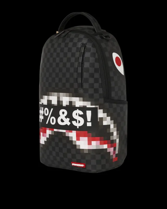 BACKPACKS>SPRAYGROUND 'WHAT THE BEEP' SHARK BACKPACK