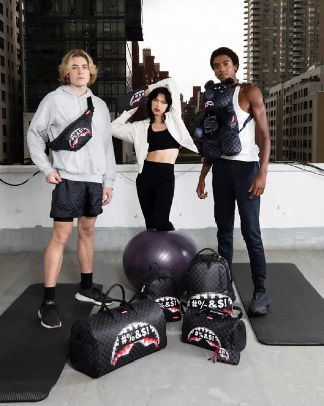 BACKPACKS>SPRAYGROUND 'WHAT THE BEEP' SHARK BACKPACK