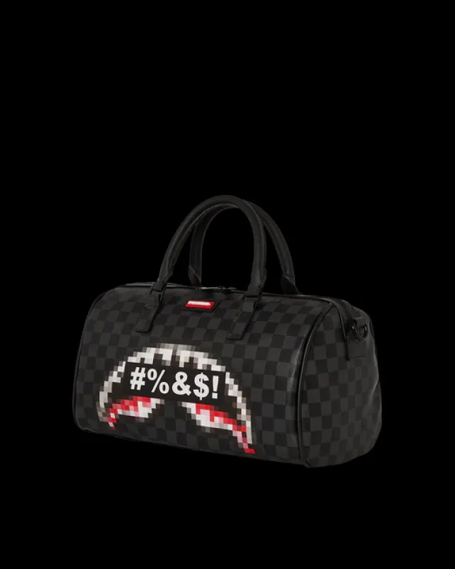 DUFFLES>SPRAYGROUND 'WHAT THE BEEP' SHARK MINI DUFFLE