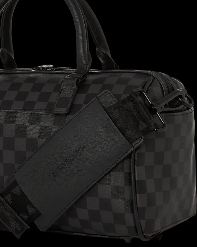 DUFFLES>SPRAYGROUND 'WHAT THE BEEP' SHARK MINI DUFFLE