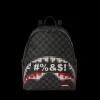 SAVAGES|BACKPACKS>SPRAYGROUND 'WHAT THE BEEP' SHARK SAVAGE BACKPACK