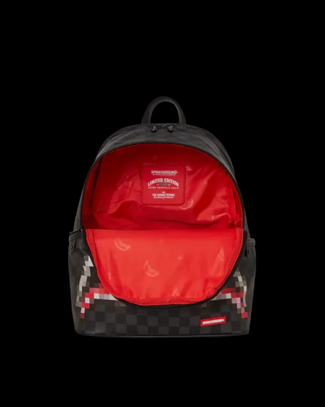 SAVAGES|BACKPACKS>SPRAYGROUND 'WHAT THE BEEP' SHARK SAVAGE BACKPACK