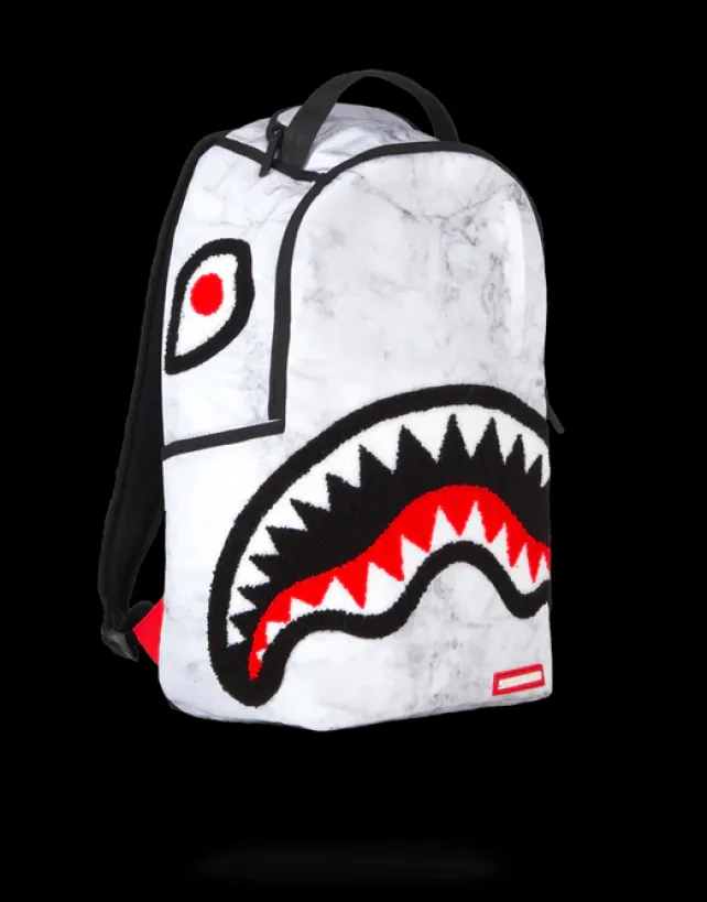 BACKPACKS>SPRAYGROUND WHITE MARBLE BACKPACK