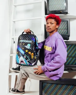 BACKPACKS>SPRAYGROUND WTF ALIEN INVASION BACKPACK (DLXV)