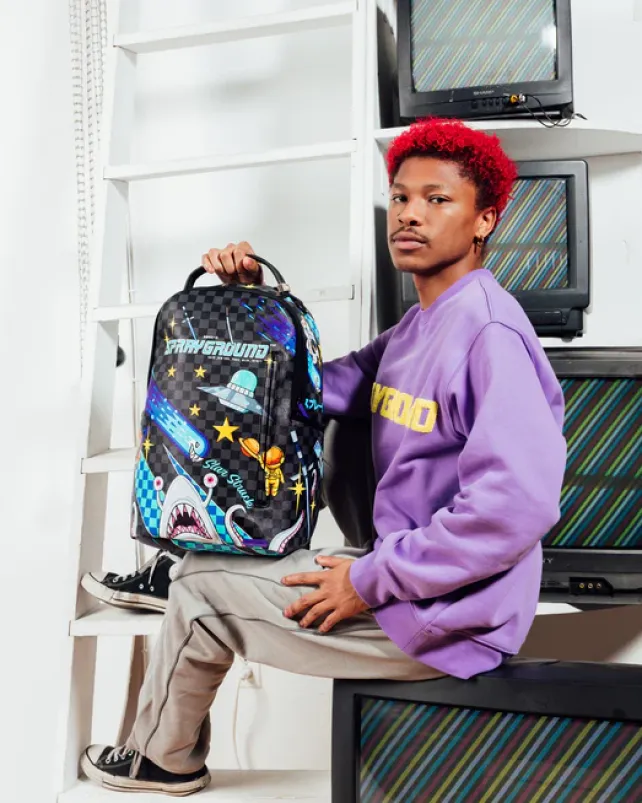 BACKPACKS>SPRAYGROUND WTF ALIEN INVASION BACKPACK (DLXV)