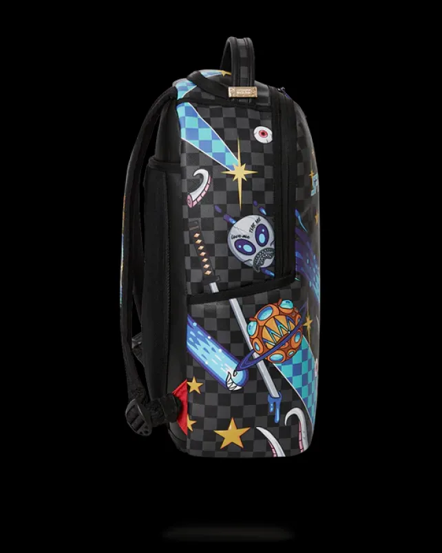 BACKPACKS>SPRAYGROUND WTF ALIEN INVASION BACKPACK (DLXV)