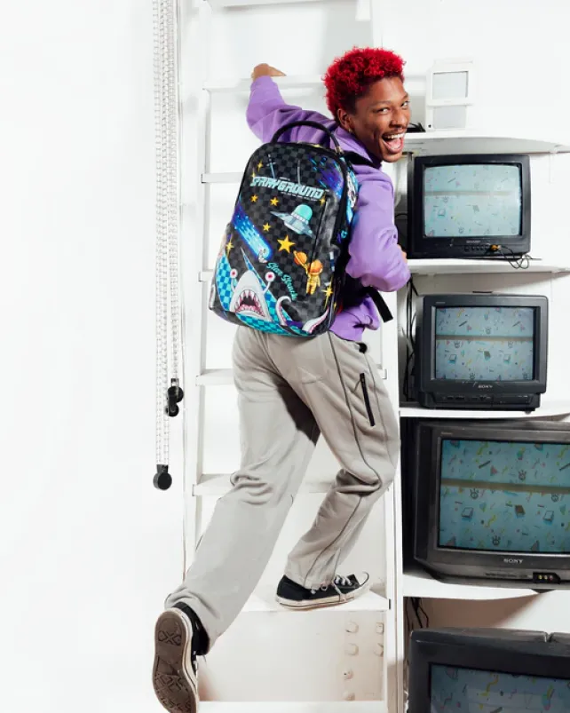 BACKPACKS>SPRAYGROUND WTF ALIEN INVASION BACKPACK (DLXV)