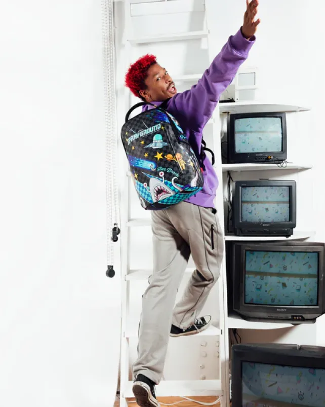 BACKPACKS>SPRAYGROUND WTF ALIEN INVASION BACKPACK (DLXV)