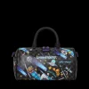 DUFFLES>SPRAYGROUND WTF ALIEN INVASION MINI DUFFLE