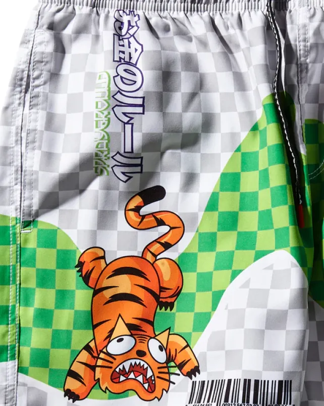 SWIMWEAR>SPRAYGROUND WTF ART SHOTO SWIM TRUNKS