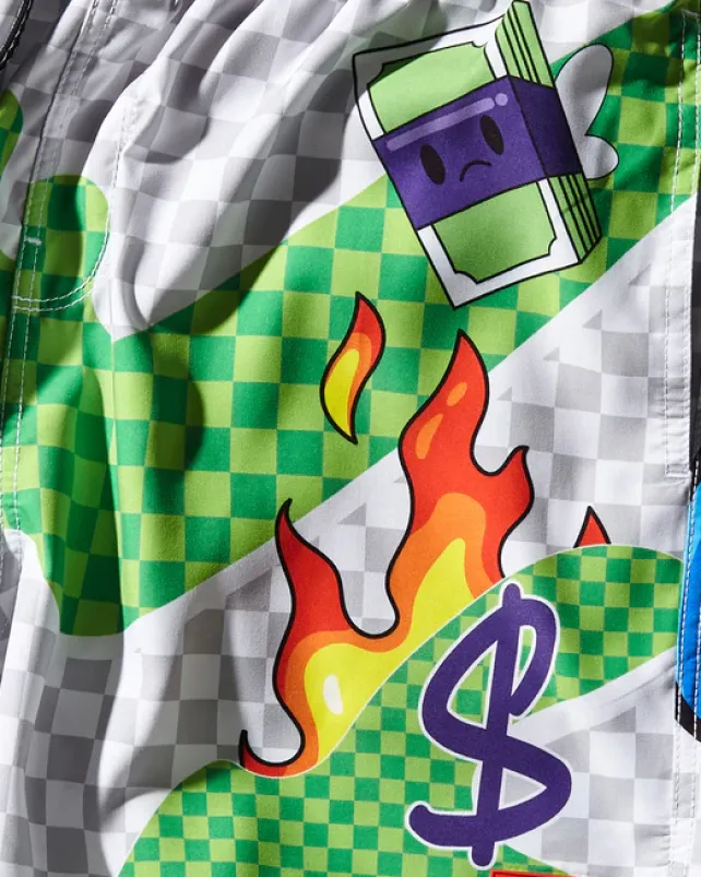 SWIMWEAR>SPRAYGROUND WTF ART SHOTO SWIM TRUNKS
