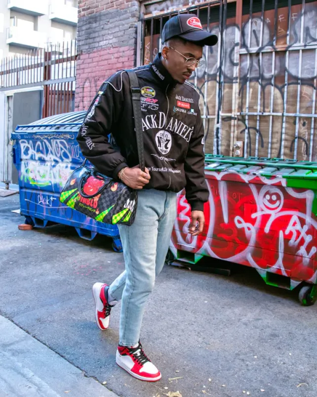 DUFFLES>SPRAYGROUND WTF DIABLO MINI DUFFLE