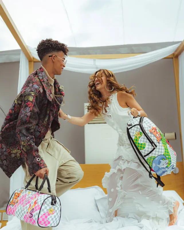 BACKPACKS>SPRAYGROUND WTF KNOCKOUT BACKPACK (DLXV)