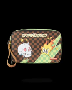 TOILETRIES AKA MONEY BAGS>SPRAYGROUND WTF SHARK TOILETRY BAG