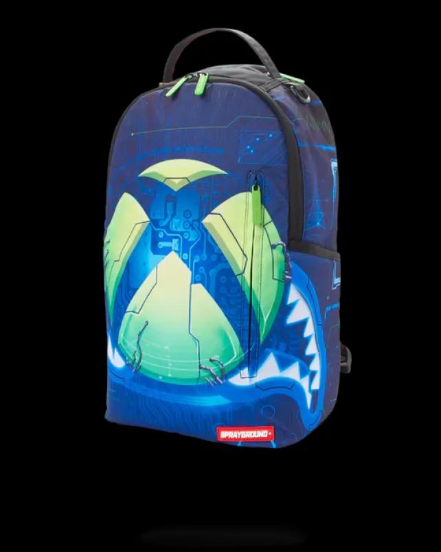 BACKPACKS>SPRAYGROUND XBOX SHARK DIGITAL SPHERE