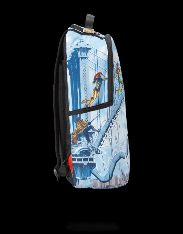BACKPACKS>SPRAYGROUND X-MEN ON A MISSION SHARK