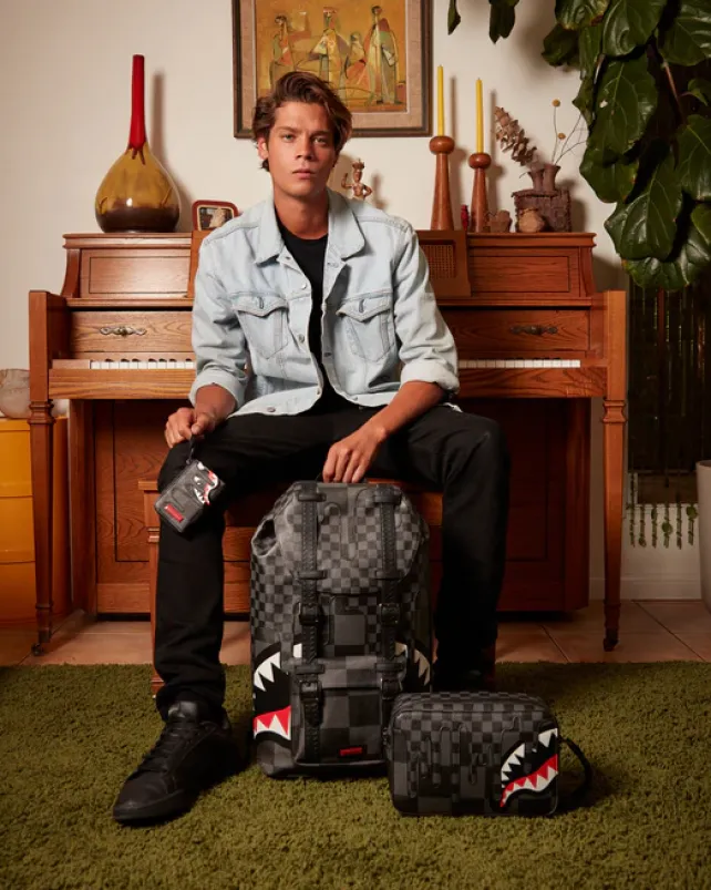 WALLETS>SPRAYGROUND XTC GREY SHARKS IN PARIS WALLET