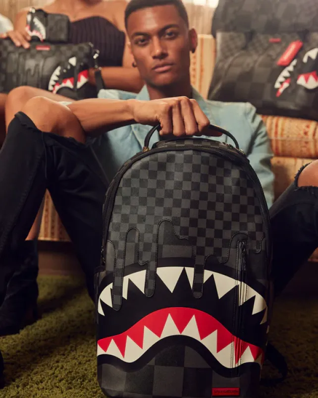 BACKPACKS>SPRAYGROUND XTC GREY SHARKS IN PARIS BACKPACK (DLXV)