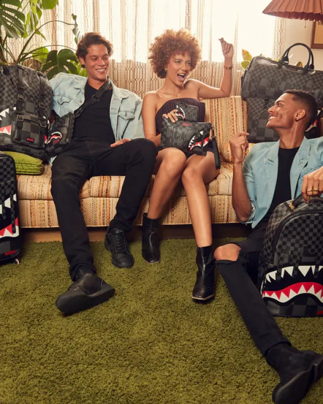 TOTES>SPRAYGROUND XTC GREY SHARKS IN PARIS TOTE