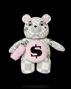 TEDDY BEAR BACKPACKS|BACKPACKS>SPRAYGROUND XTC LA PALAIS MEDIUM MONEYBEAR TEDDYBEAR BACKPACK