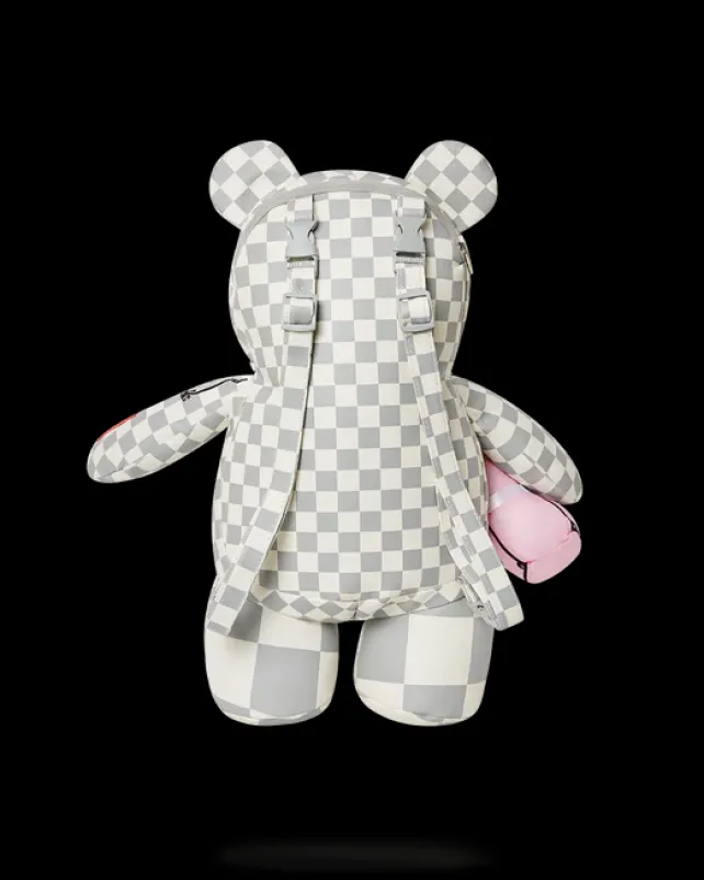 TEDDY BEAR BACKPACKS|BACKPACKS>SPRAYGROUND XTC LA PALAIS MEDIUM MONEYBEAR TEDDYBEAR BACKPACK