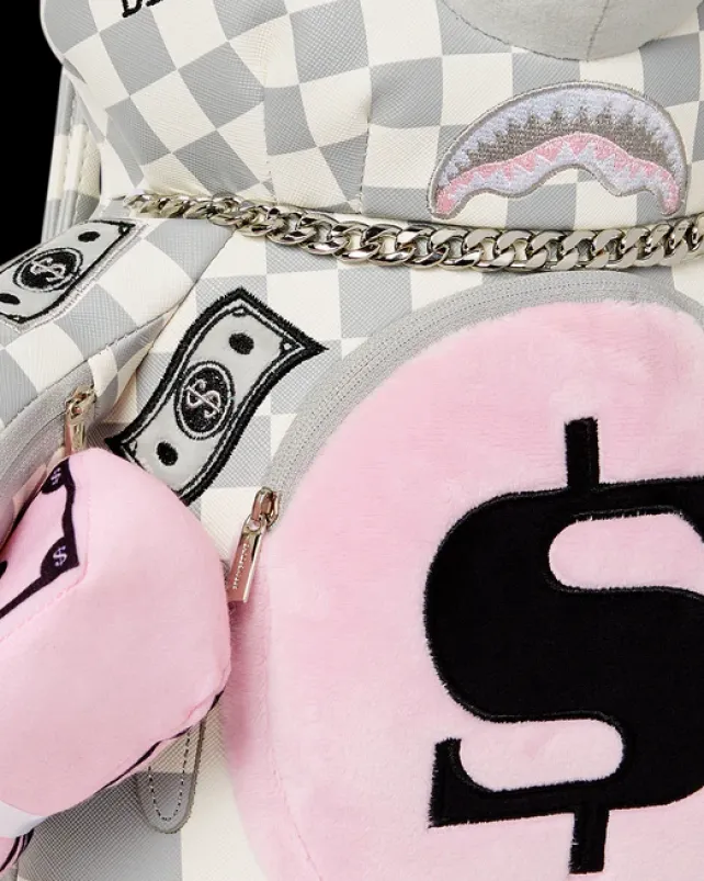 TEDDY BEAR BACKPACKS|BACKPACKS>SPRAYGROUND XTC LA PALAIS MEDIUM MONEYBEAR TEDDYBEAR BACKPACK