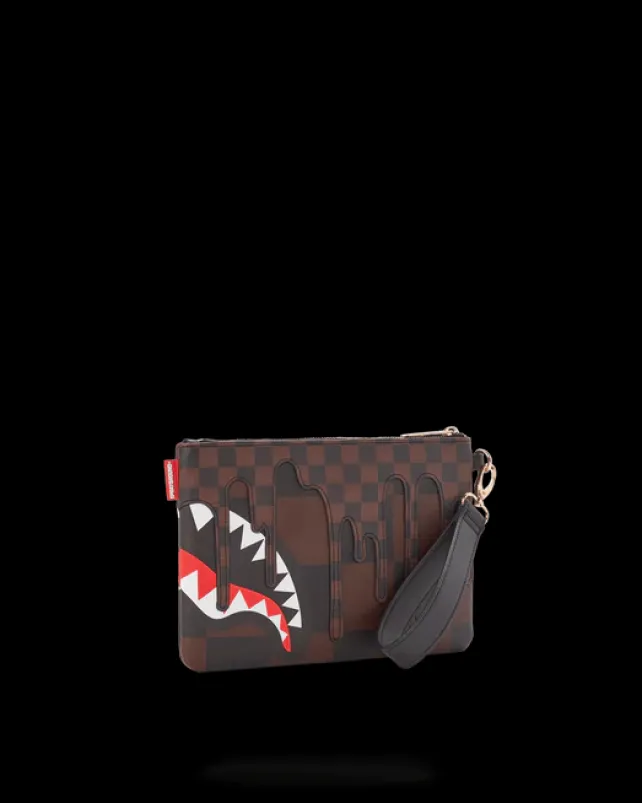 CROSSOVER CLUTCHES>SPRAYGROUND XTC SHARKS IN PARIS CROSSOVER CLUTCH