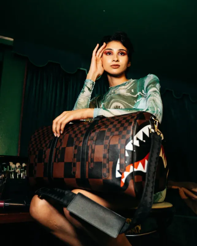 DUFFLES>SPRAYGROUND XTC SHARKS IN PARIS DUFFLE