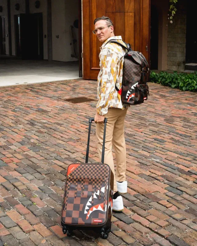 CARRY-ON LUGGAGE>SPRAYGROUND XTC SHARKS IN PARIS JETSETTER CARRY-ON LUGGAGE