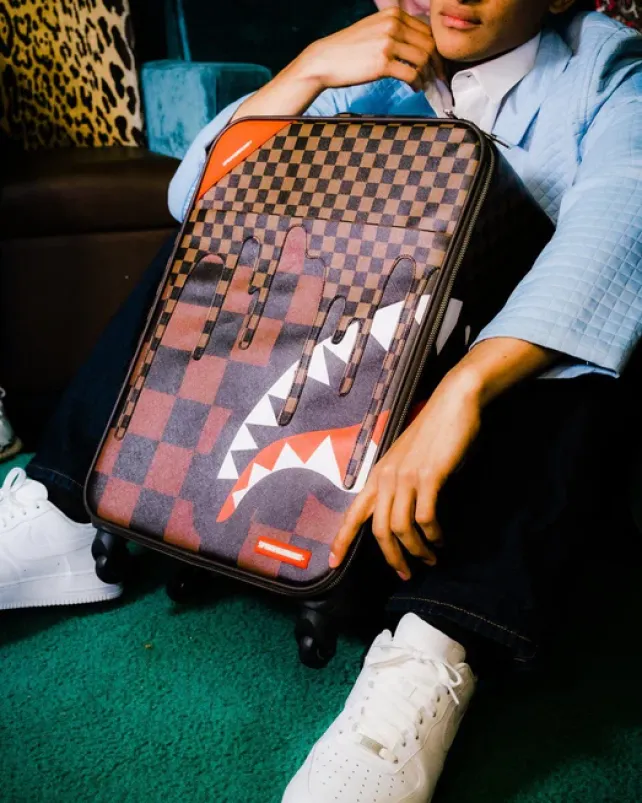 CARRY-ON LUGGAGE>SPRAYGROUND XTC SHARKS IN PARIS JETSETTER CARRY-ON LUGGAGE