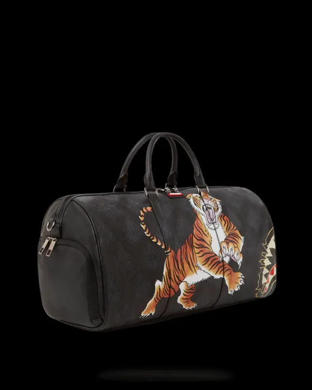 DUFFLES>SPRAYGROUND YEAR OF THE TIGER DUFFLE