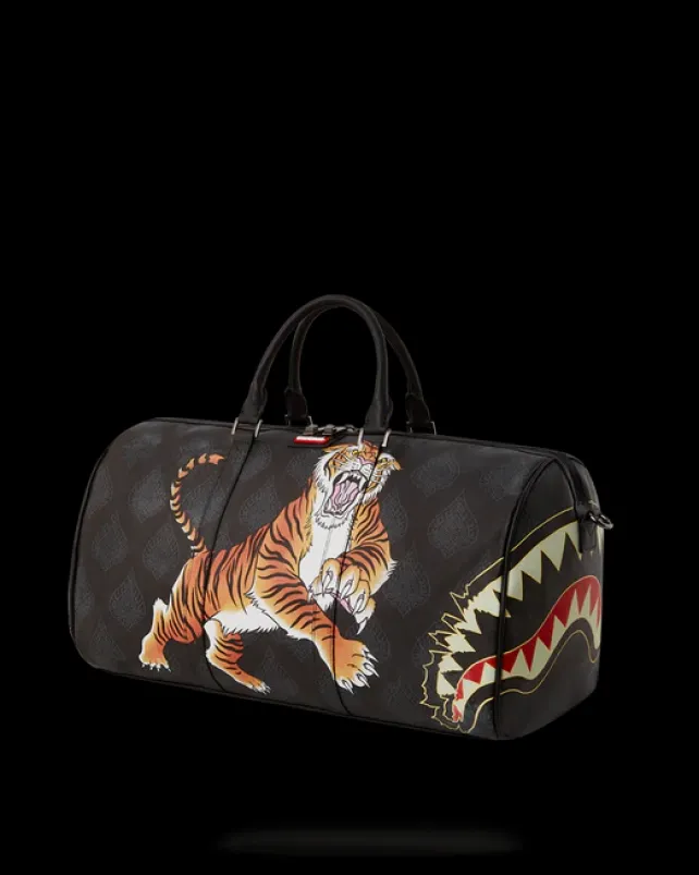 DUFFLES>SPRAYGROUND YEAR OF THE TIGER DUFFLE