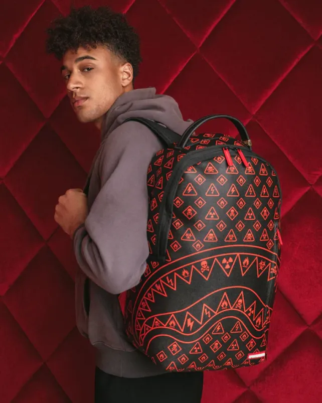 BACKPACKS>SPRAYGROUND YOU BEEN WARNED BACKPACK (DLXV)
