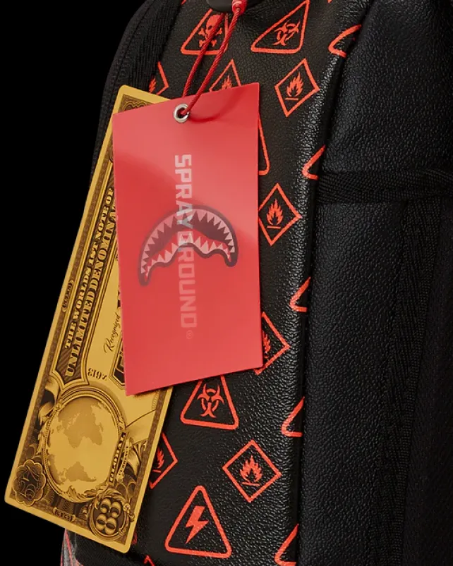 BACKPACKS>SPRAYGROUND YOU BEEN WARNED BACKPACK (DLXV)