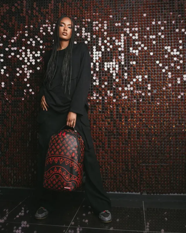 BACKPACKS>SPRAYGROUND YOU BEEN WARNED BACKPACK (DLXV)