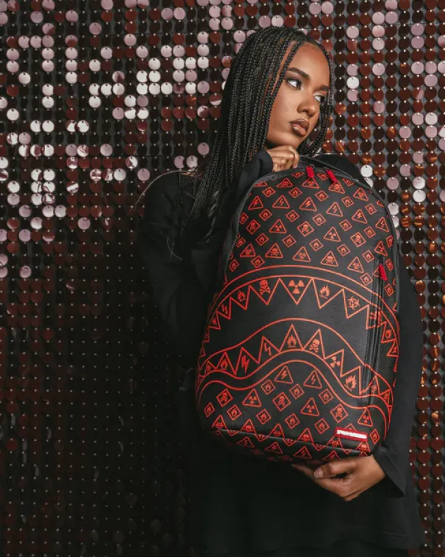 BACKPACKS>SPRAYGROUND YOU BEEN WARNED BACKPACK (DLXV)