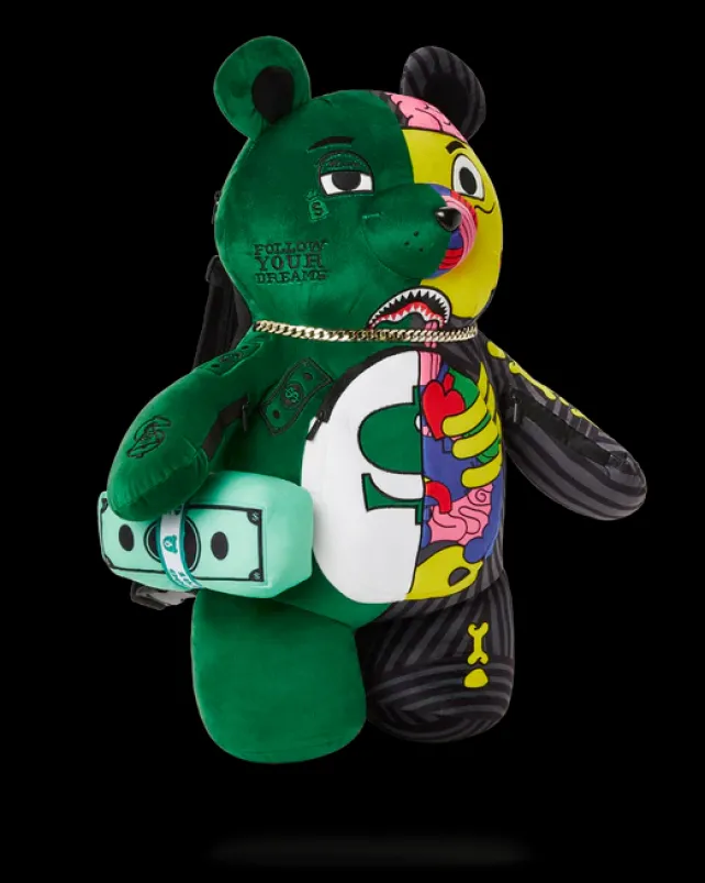 TEDDY BEAR BACKPACKS|BACKPACKS>SPRAYGROUND YOUNG X-RAY MONEYBEAR TEDDYBEAR BACKPACK